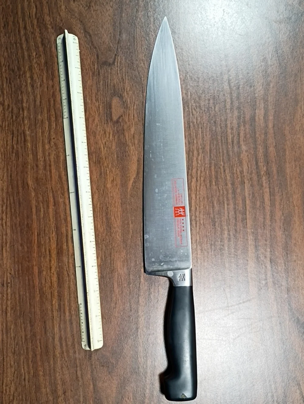 ZWILLING J.A. Henckels Stainless Blade Chef Knife with Black Handle
